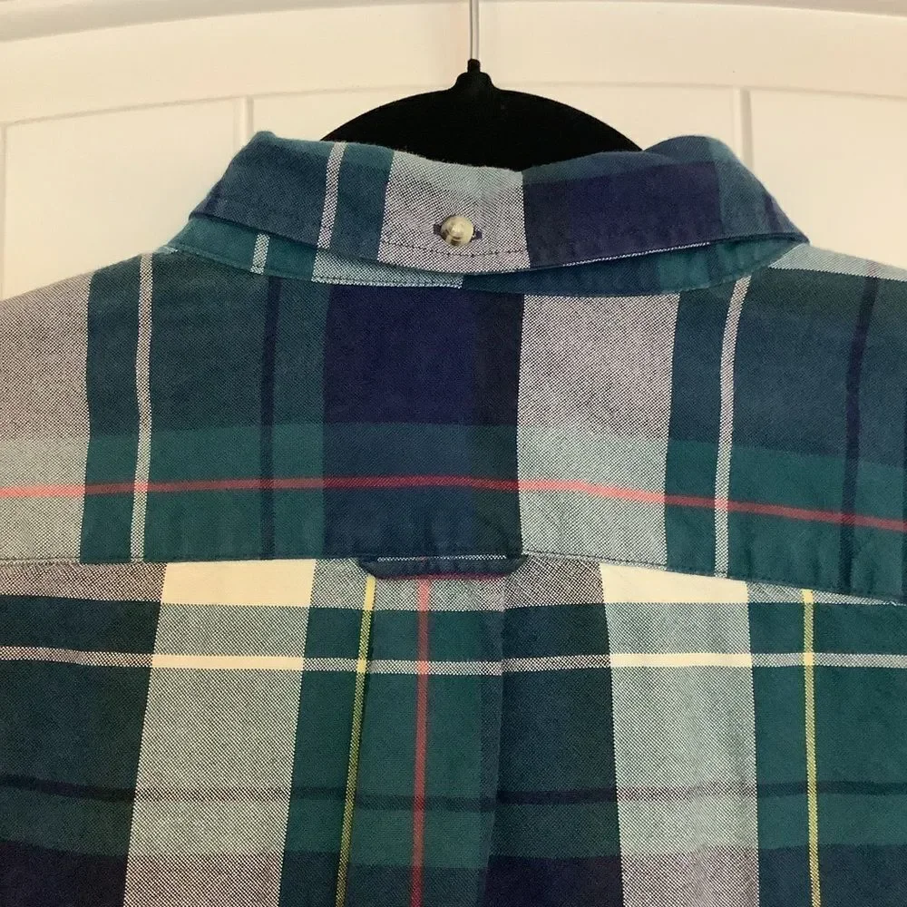J. Crew‎ Tartan Plaid Oxford Button Down